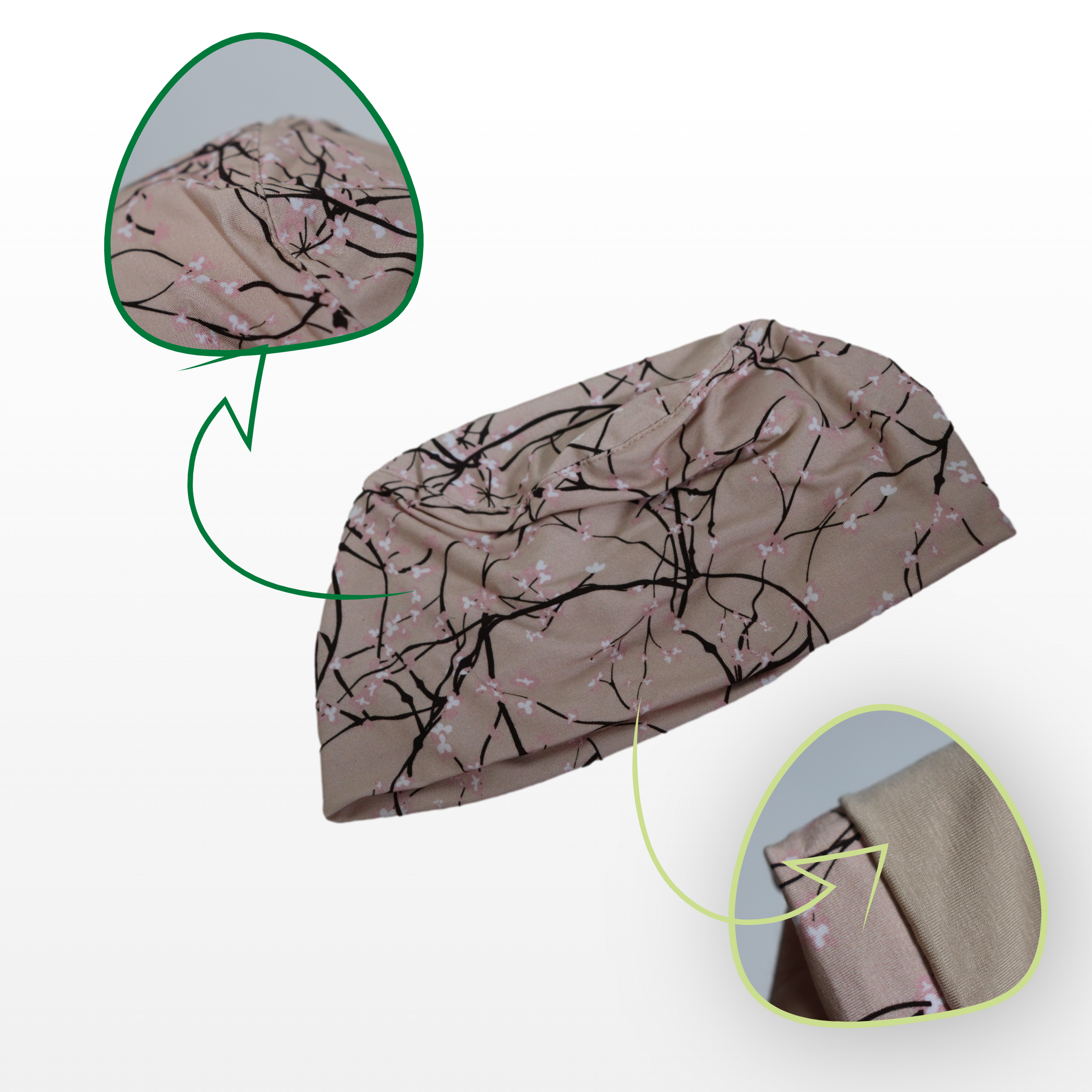 Muts Japanse bloesem print Kim Dohmen uitgelicht